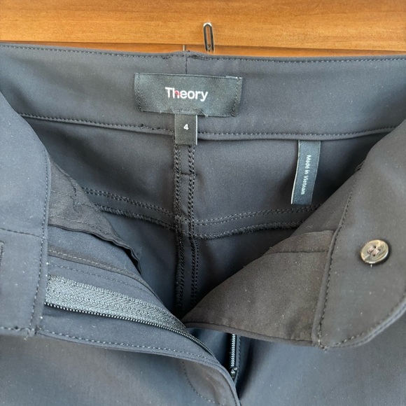 Theory Treeca Ponte Slim-Fit Pants, Size 4 - Picture 10 of 13